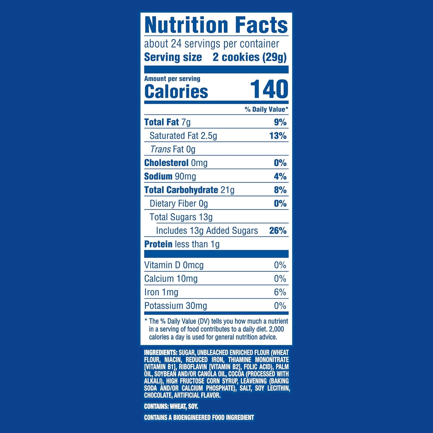 image:imageOREO Double Stuf Chocolate Sandwich Cookies Party Size 2495 oz2495 Ounce Pack of 1