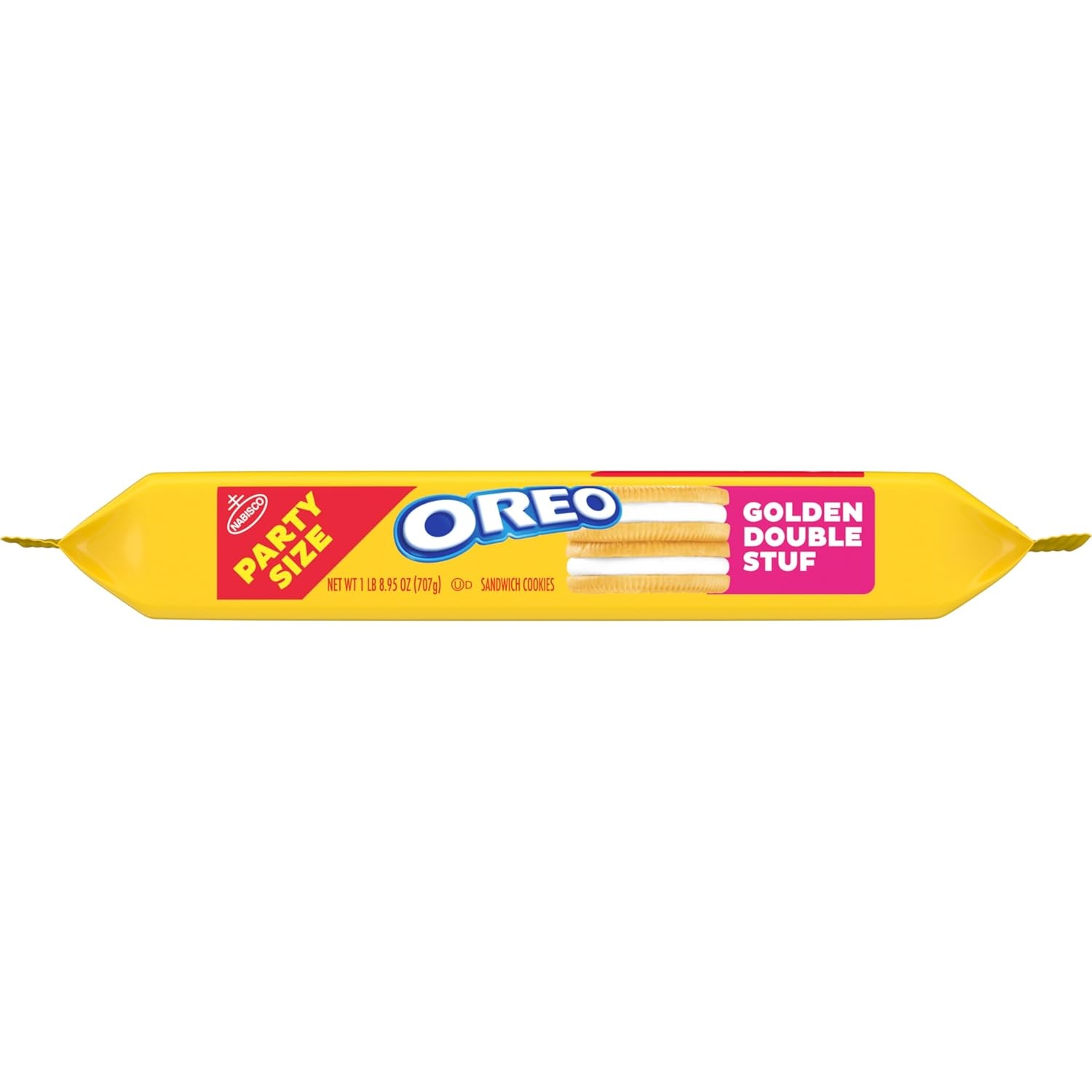image:imageOREO Double Stuf Golden Sandwich Cookies Party Size 2495 oz2495 Ounce Pack of 1