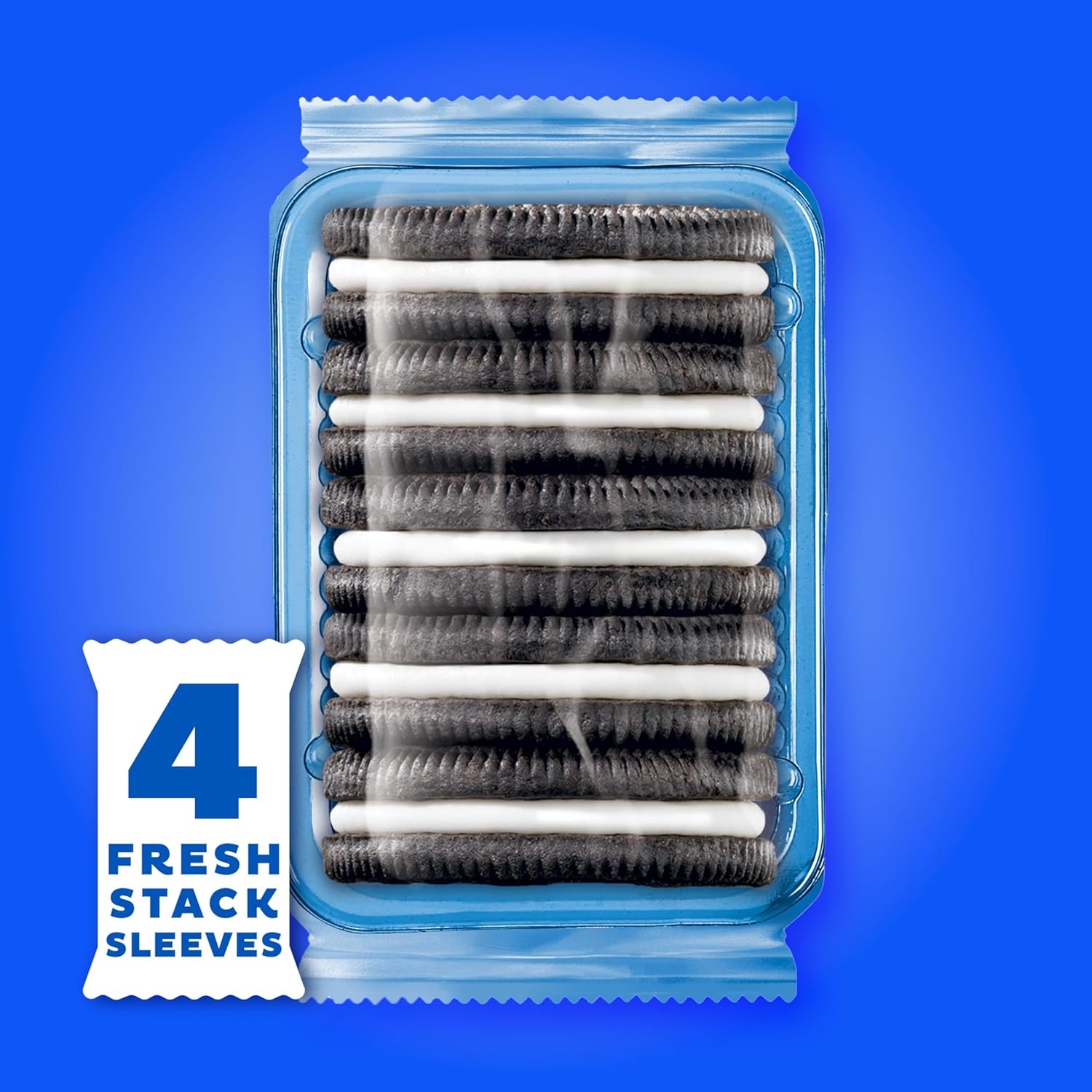 image:imageOREO Fresh Stacks Chocolate Sandwich Cookies Bulk Travel Snacks 6 Boxes 24 Multi Snack Packs
