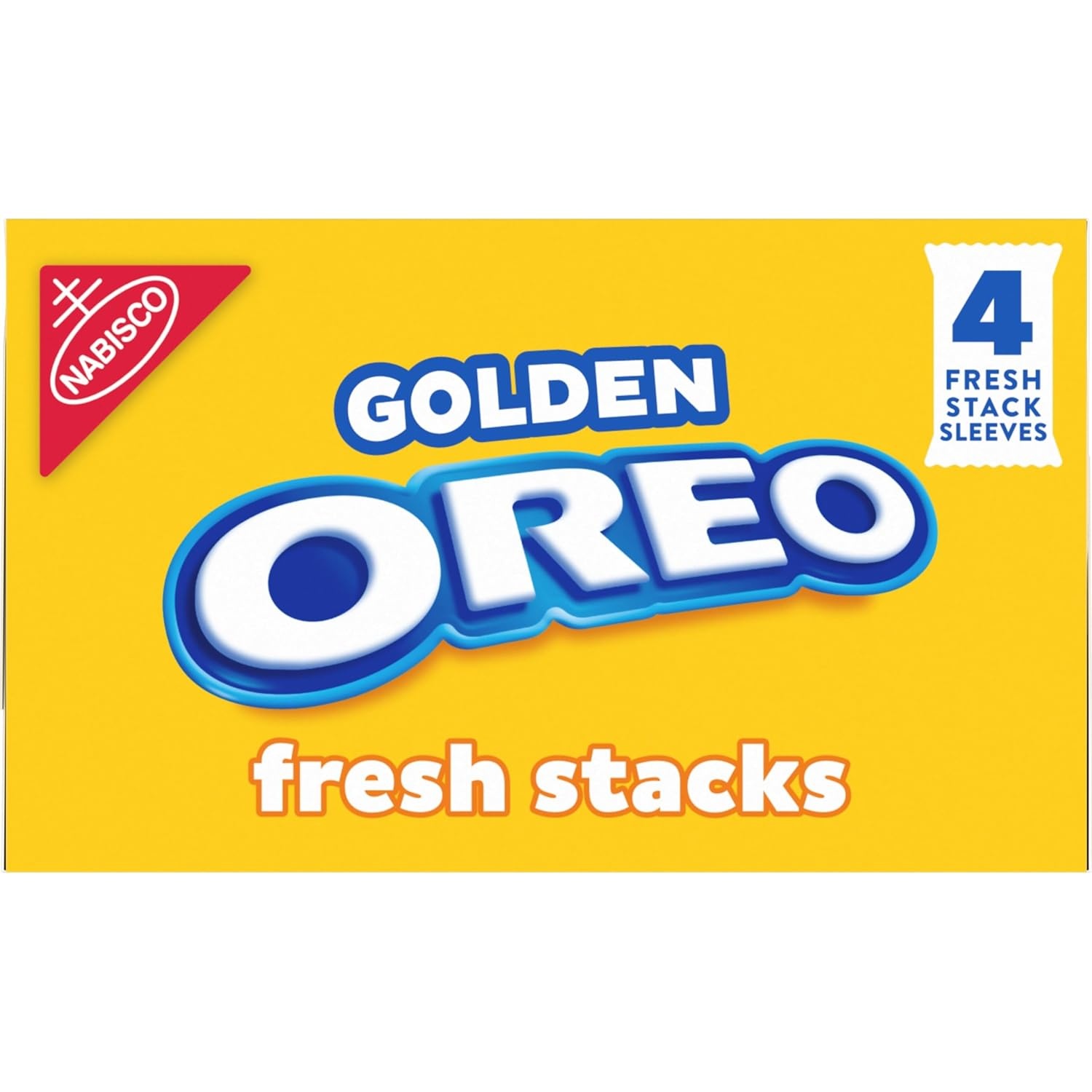 image:imageOREO Fresh Stacks Golden Sandwich Cookies Bulk Travel Snacks 6 Boxes 24 Multi Snack Packs24 Stacks