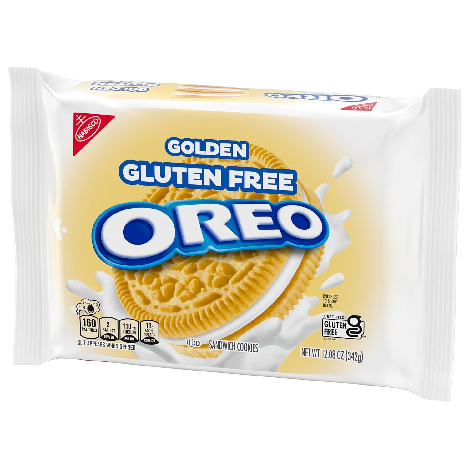 image:imageOREO Gluten Free Golden Sandwich Cookies Gluten Free Cookies 1208 oz1208 Ounce Pack of 12