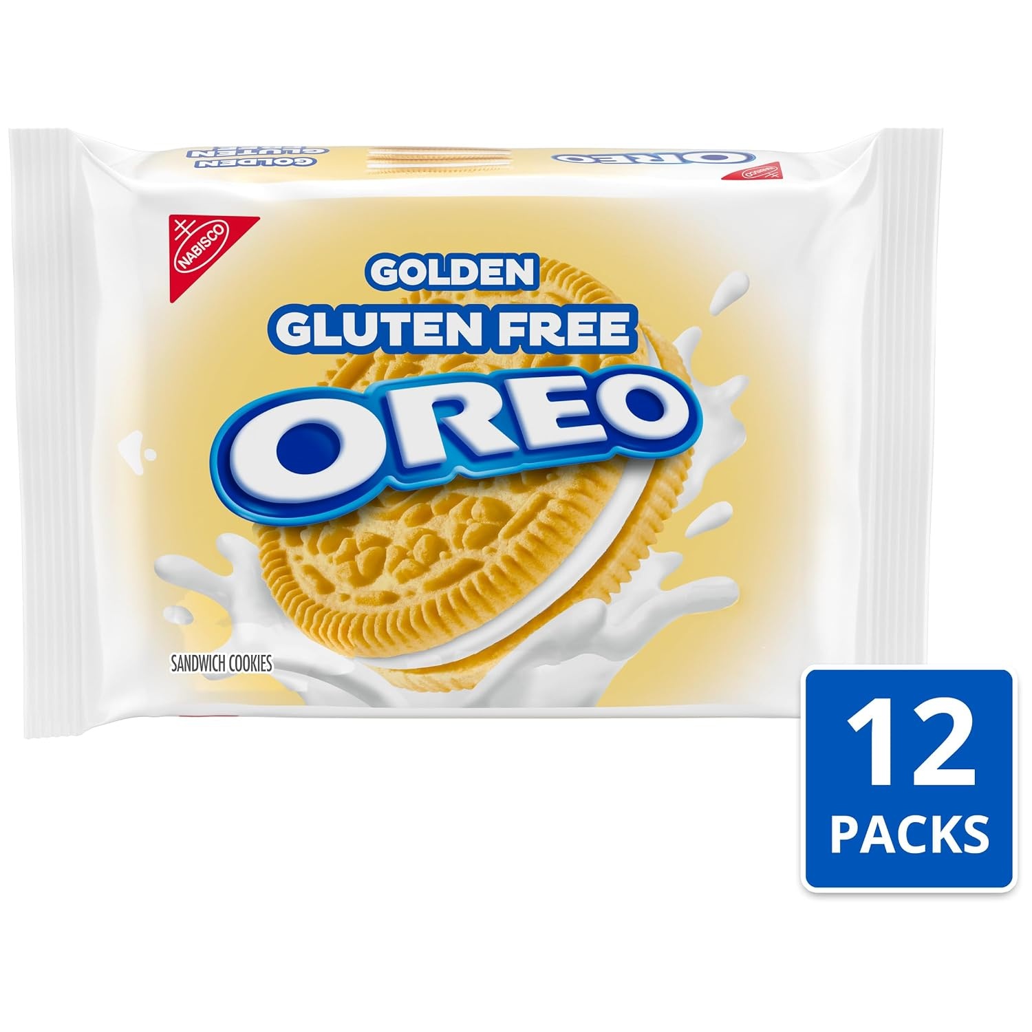 image:imageOREO Gluten Free Golden Sandwich Cookies Gluten Free Cookies 1208 oz1208 Ounce Pack of 12