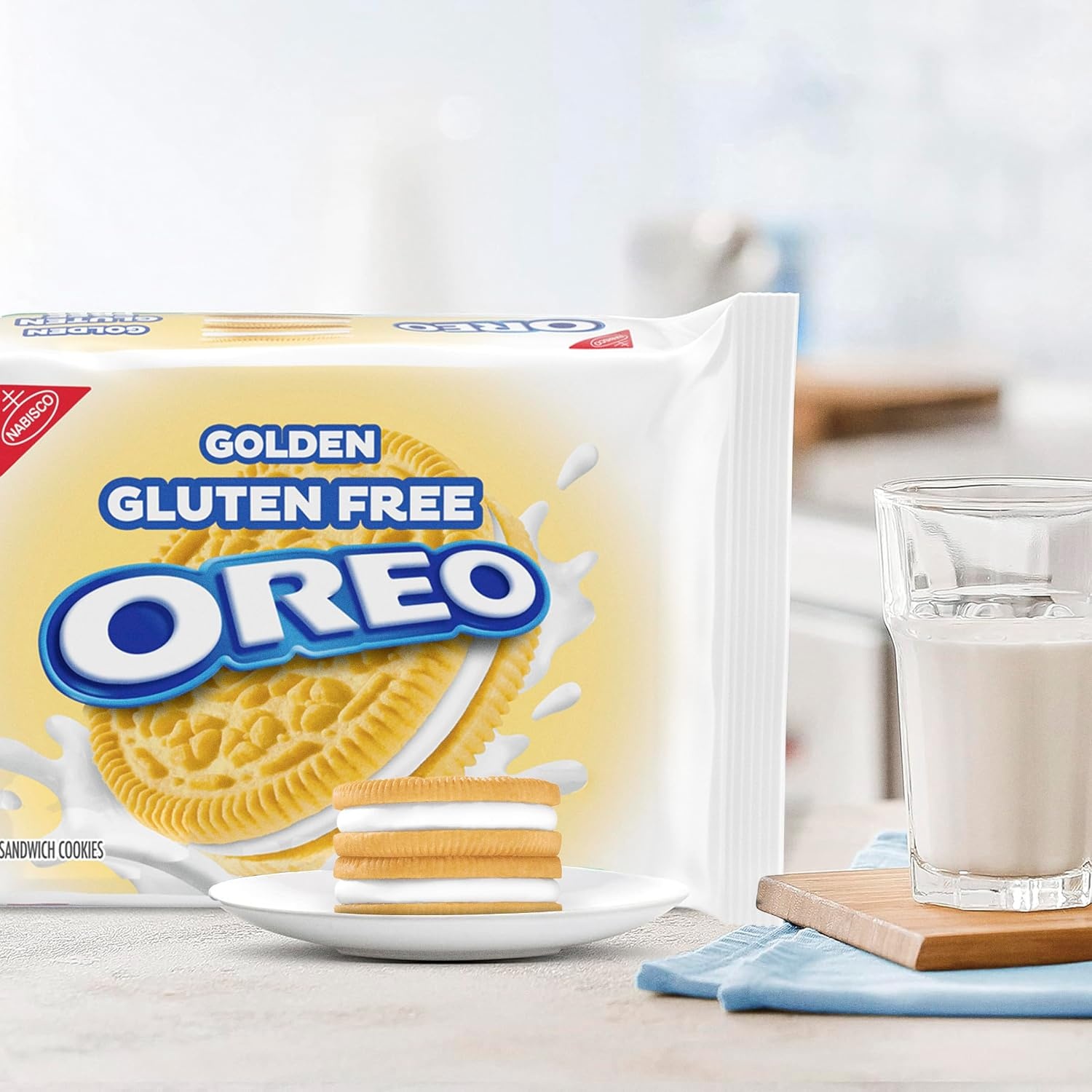 image:imageOREO Gluten Free Golden Sandwich Cookies Gluten Free Cookies 1208 oz1208 Ounce Pack of 12