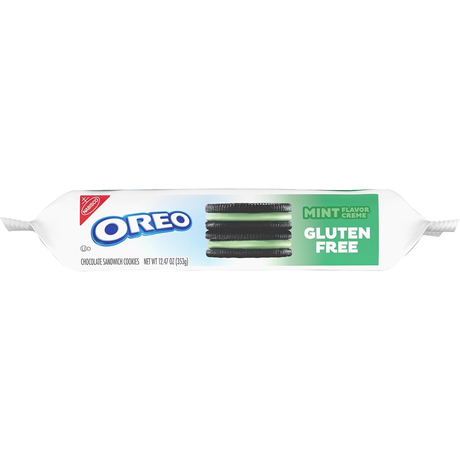 image:imageOREO Gluten Free Mint Creme Chocolate Sandwich Cookies Gluten Free Cookies 1247 oz