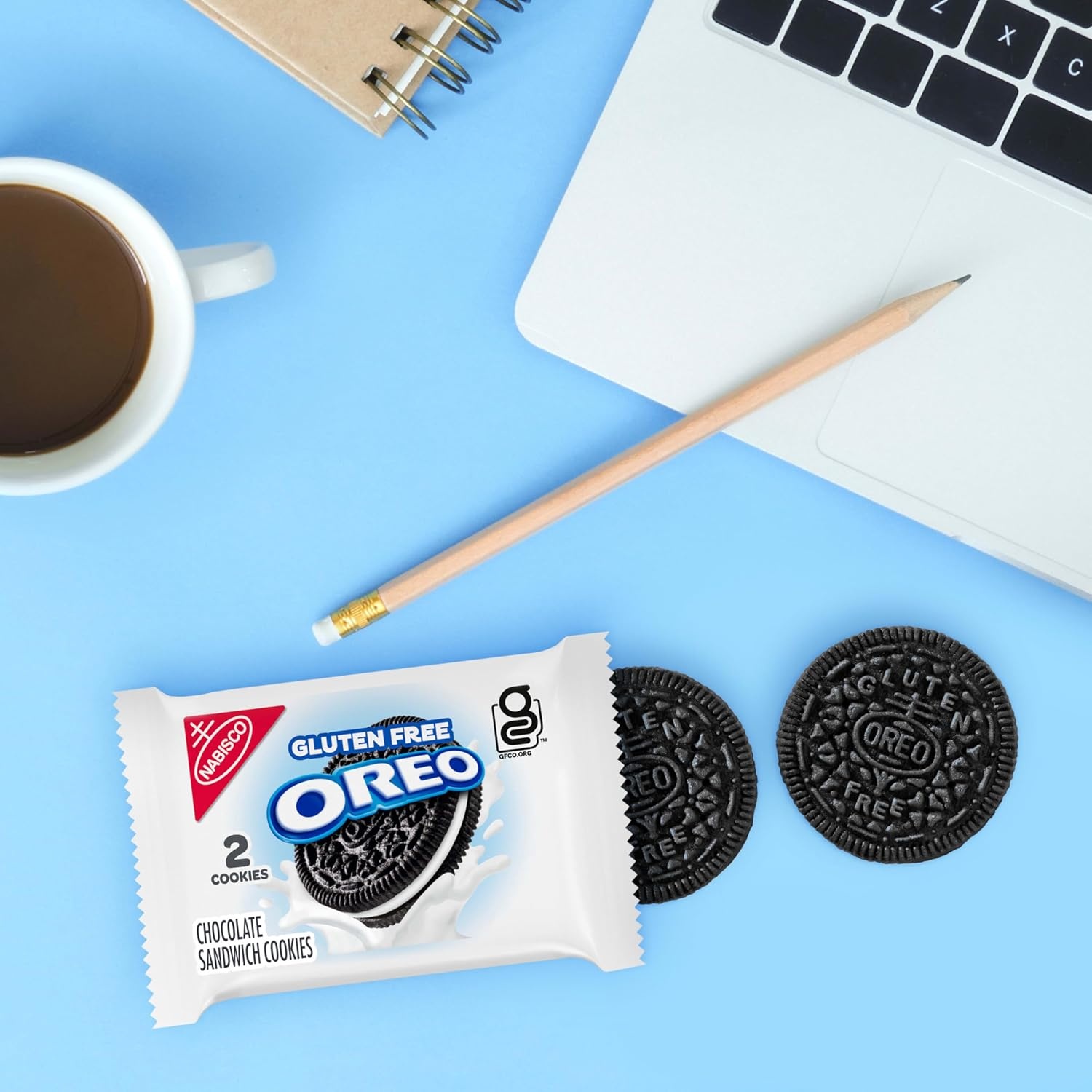 image:imageOREO Gluten Free Original amp Double Stuf Chocolate Sandwich Cookies Variety Pack Gluten Free Cookies 20 Snack Packs 2 Cookies Per Pack20 Count Pack of 1
