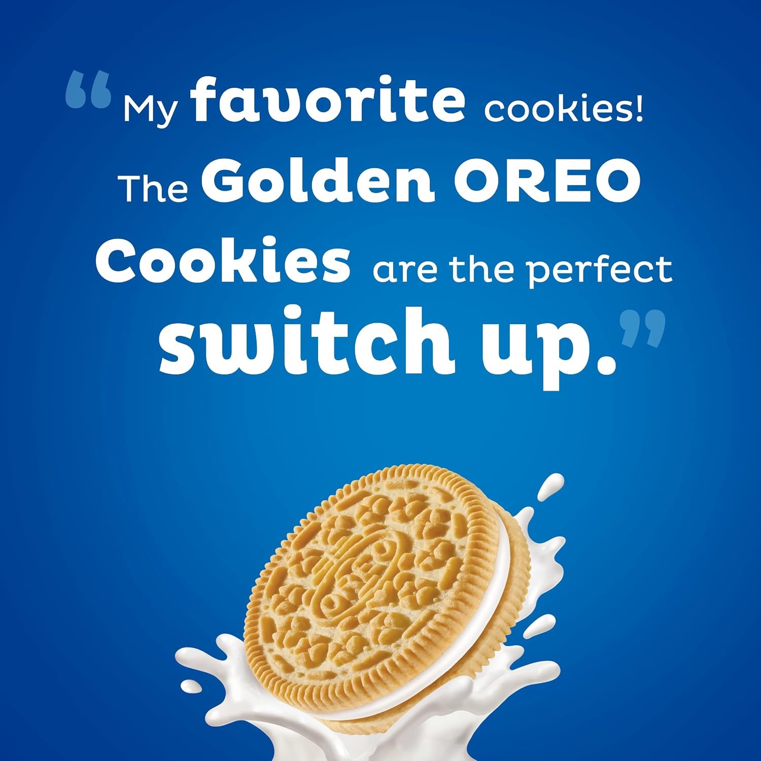 image:imageOREO Golden Sandwich Cookies Party Size 8 1 59 lb PacksGolden