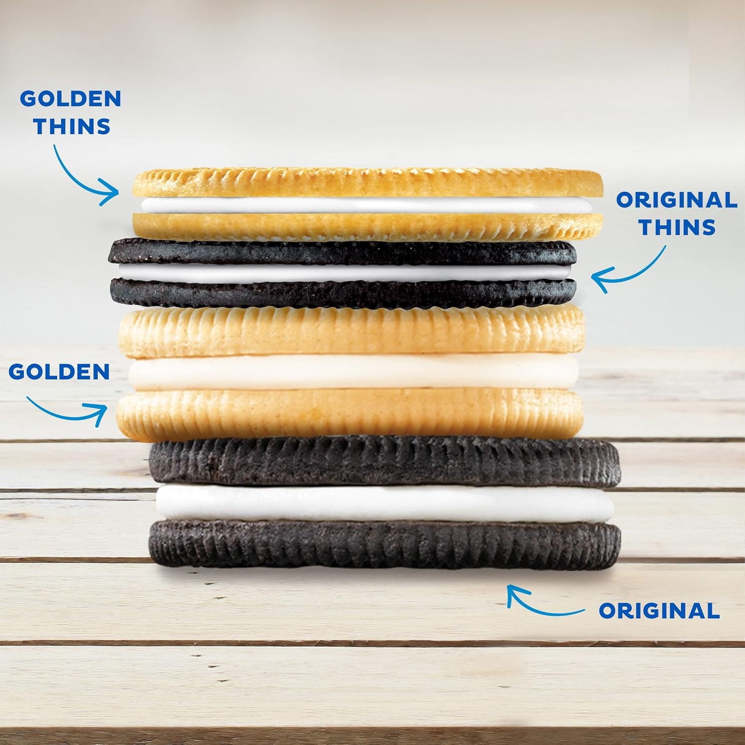 image:imageOREO Golden Sandwich Cookies Party Size 8 1 59 lb PacksVanilla