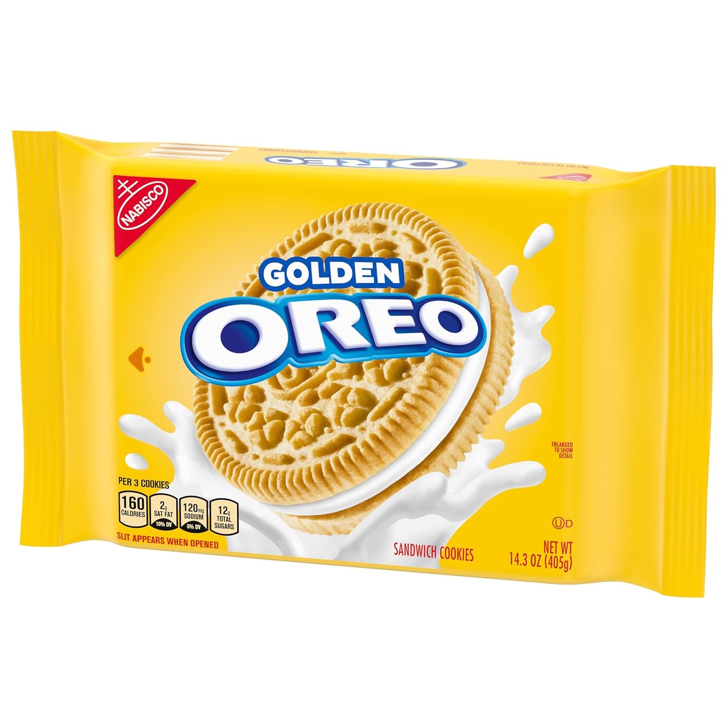image:imageOREO Golden Sandwich Cookies Party Size 8 1 59 lb PacksVanilla