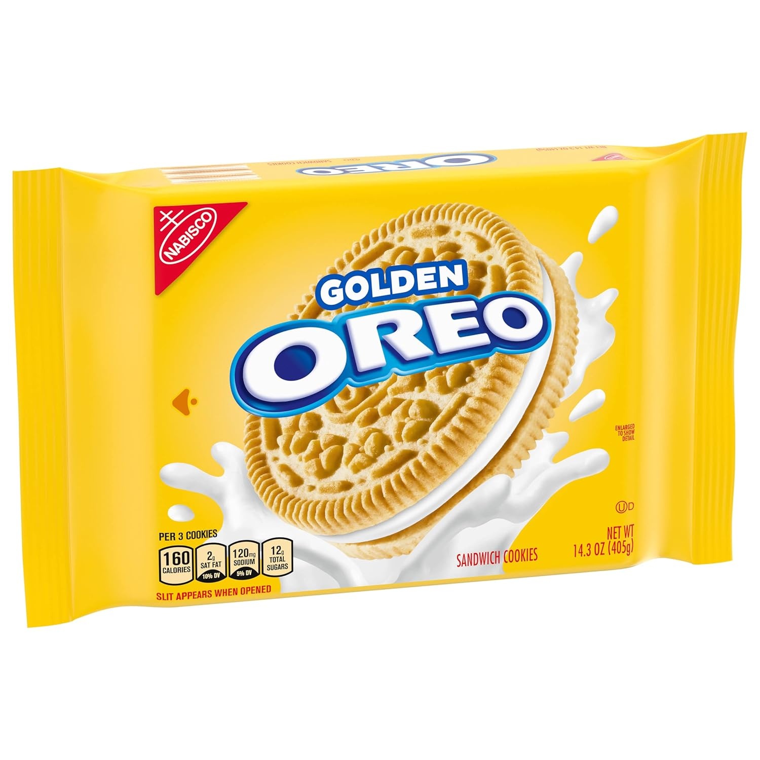 image:imageOREO Golden Sandwich Cookies Party Size 8 1 59 lb PacksVanilla