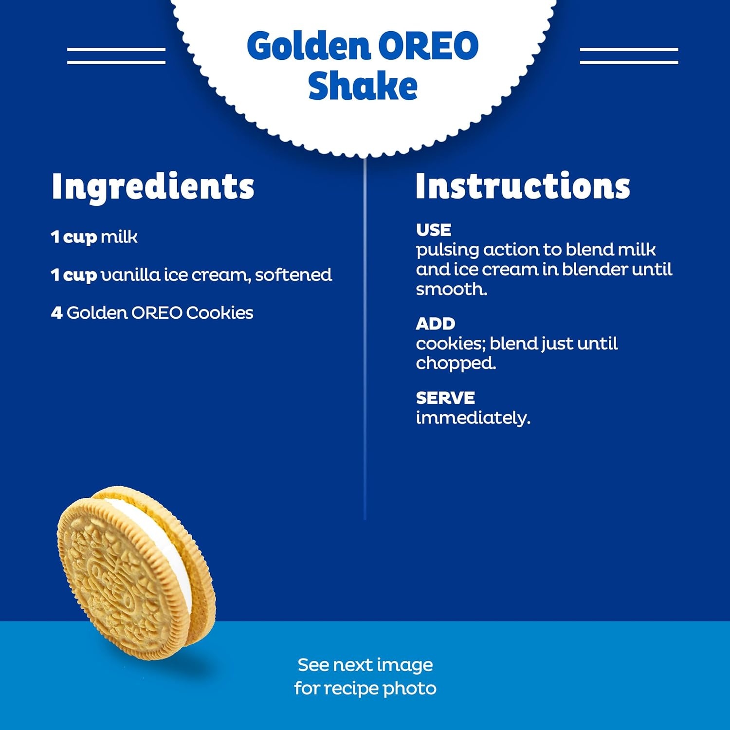 image:imageOREO Golden Sandwich Cookies Party Size 8 1 59 lb PacksVanilla