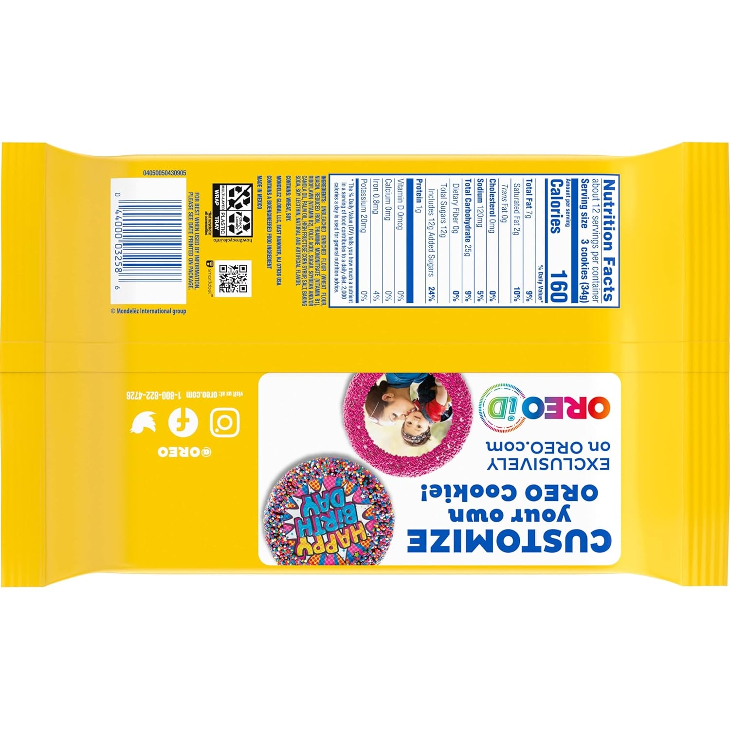 image:imageOREO Golden Sandwich Cookies Party Size 8 1 59 lb PacksVanilla