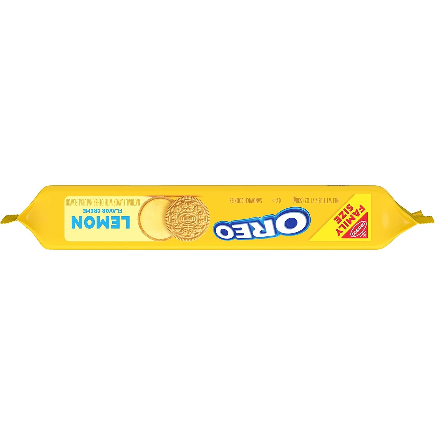 image:imageOREO Lemon Creme Sandwich Cookies Family Size 121871 oz Packs