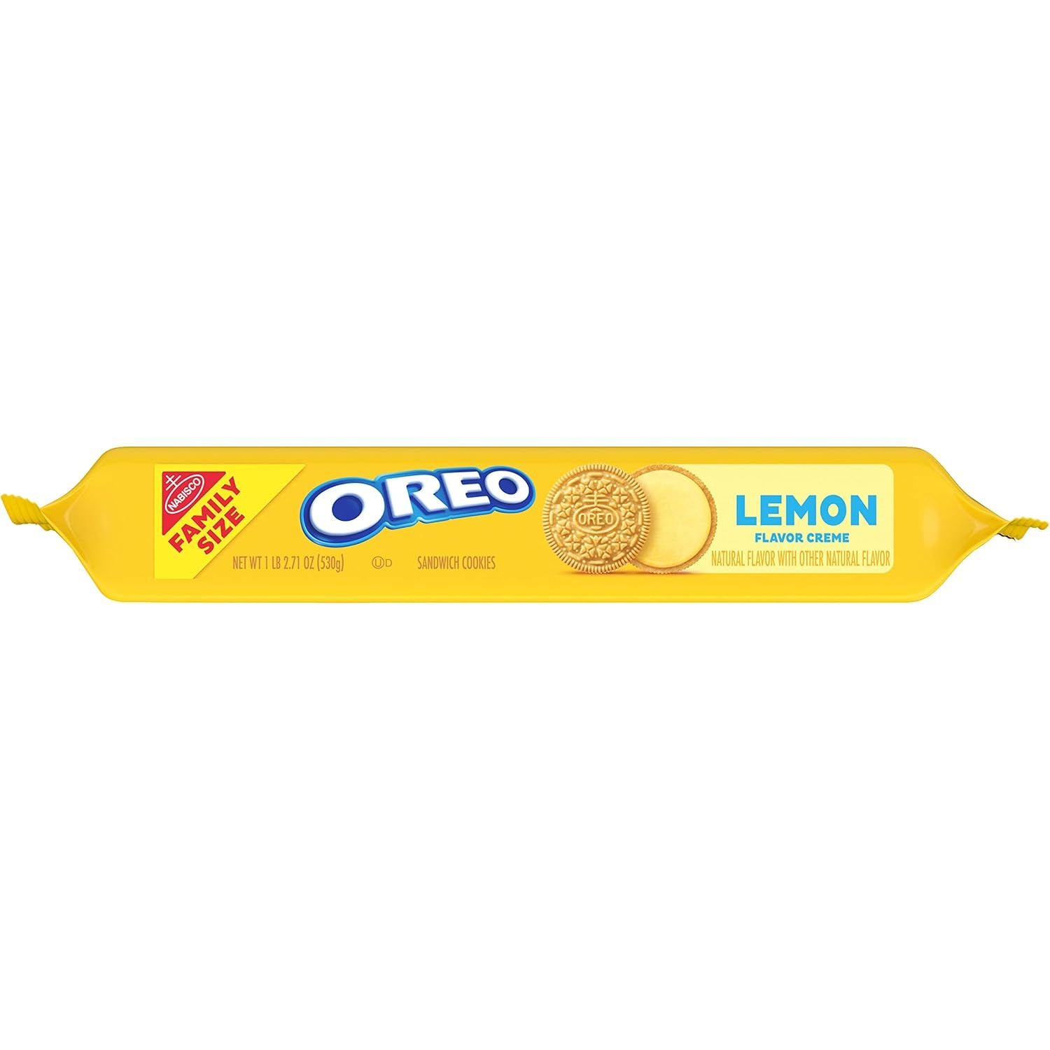 image:imageOREO Lemon Creme Sandwich Cookies Family Size 121871 oz Packs