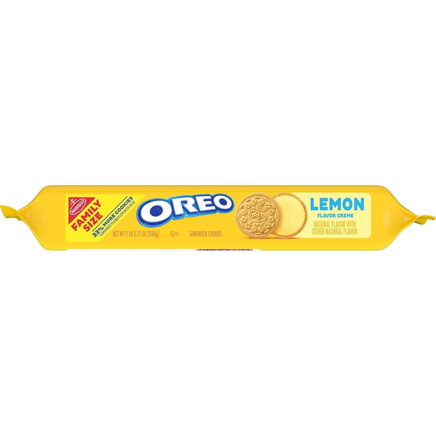 image:imageOREO Lemon Creme Sandwich Cookies Family Size 1871 oz