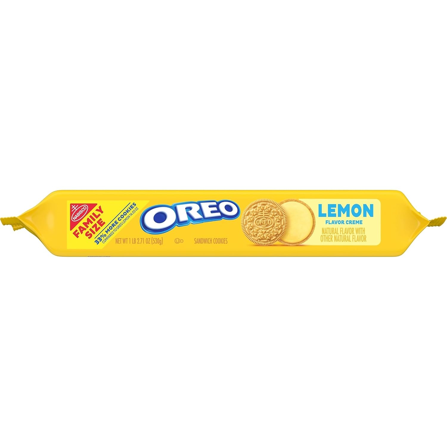 image:imageOREO Lemon Creme Sandwich Cookies Family Size 1871 oz