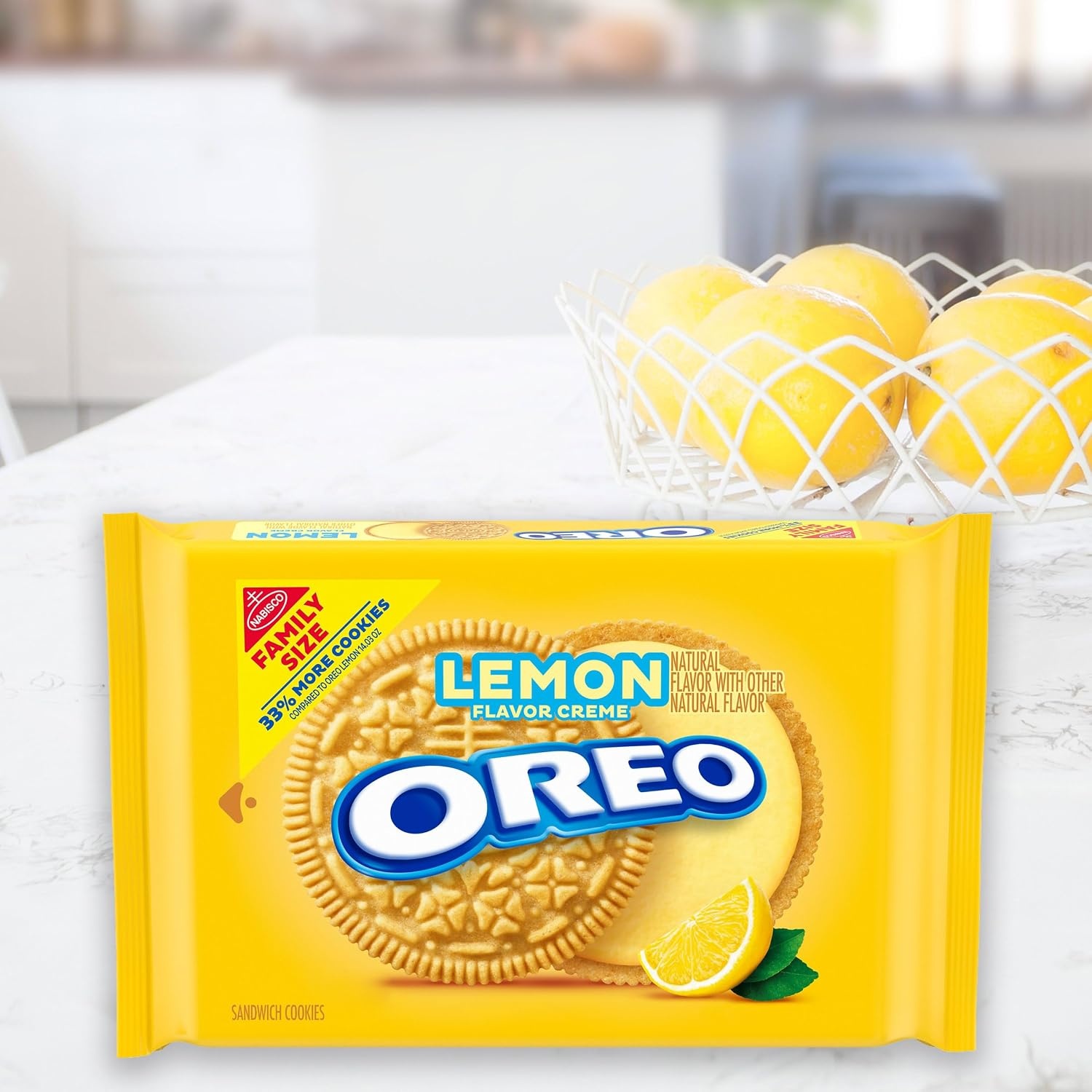 image:imageOREO Lemon Creme Sandwich Cookies Family Size 1871 oz