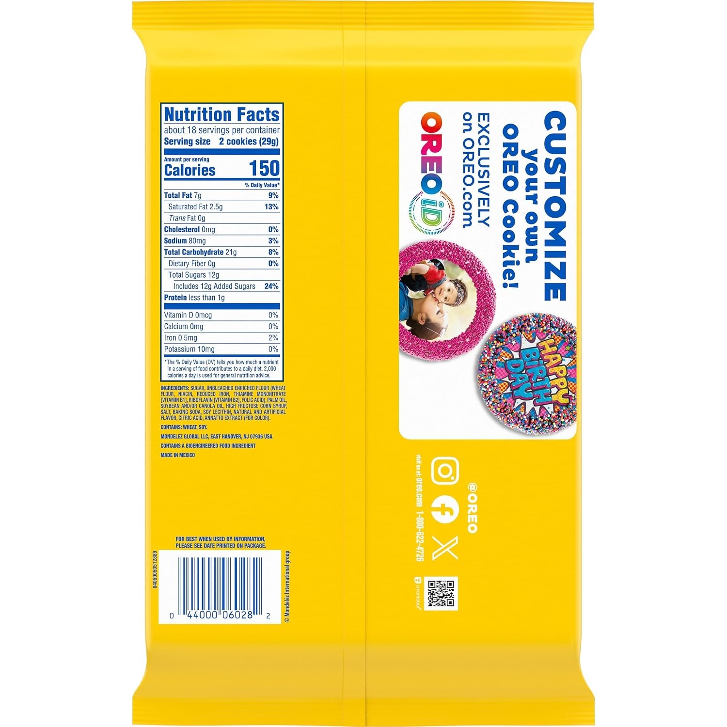 image:imageOREO Lemon Creme Sandwich Cookies Family Size 1871 oz