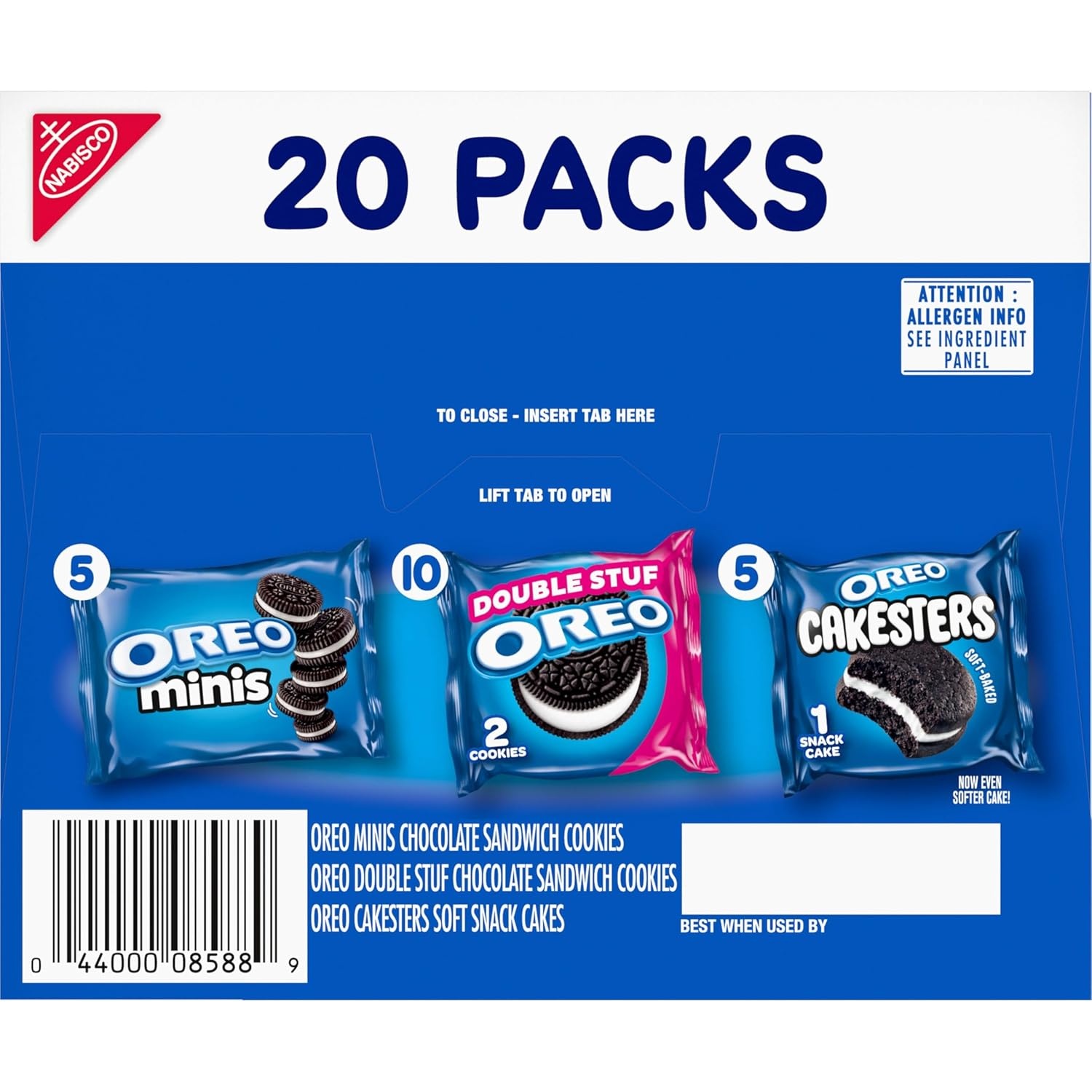 image:imageOREO Lovers Cookies and Cakesters Soft Snack Cakes Variety Pack