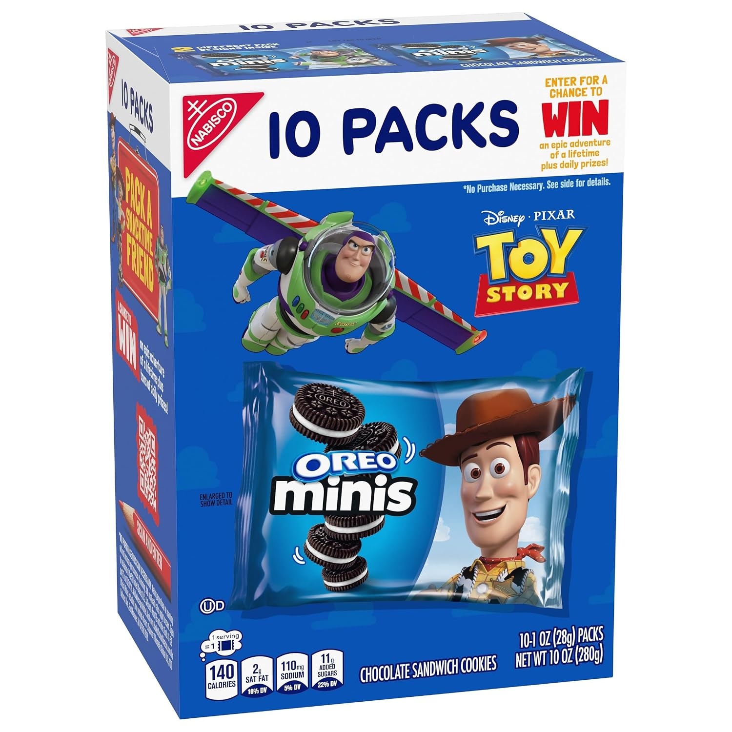 image:imageOREO Mini Chocolate Sandwich Cookies 10 Snack Packs