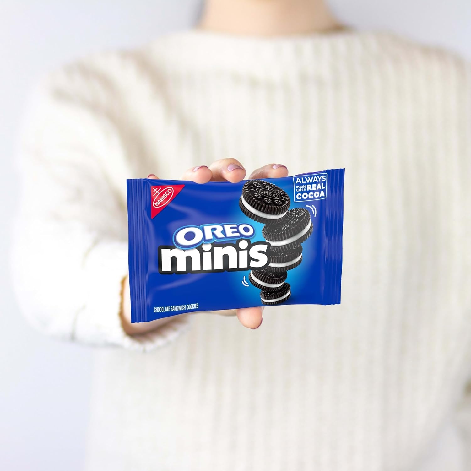 image:imageOREO Minis Chocolate Sandwich Cookies 40 Total Snack Packs 4 Boxes