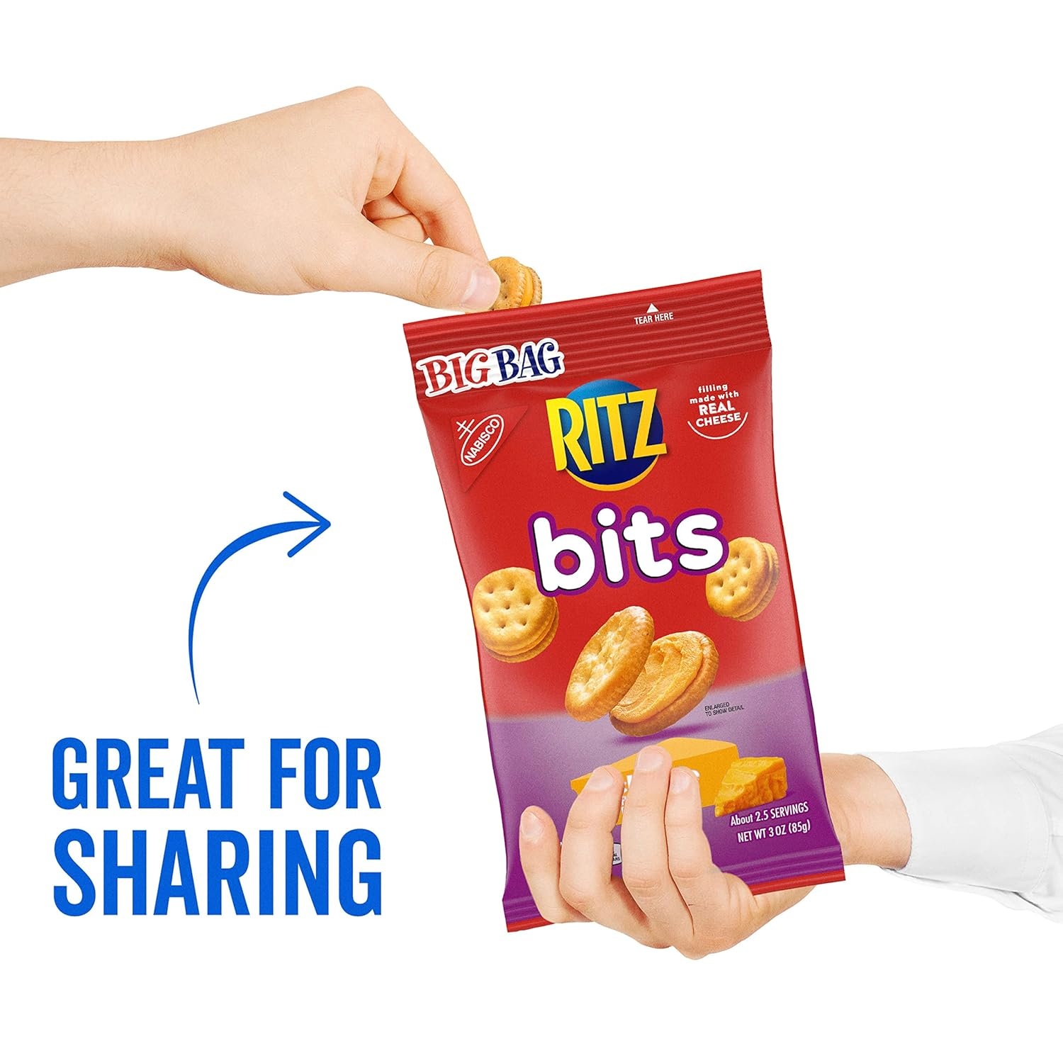 image:imageOREO Minis Cookies CHIPS AHOY Minis Cookies Nutter Butter Bites amp RITZ Bits Cheese Crackers Variety Pack 15 Snack Packs3 Ounce Pack of 2