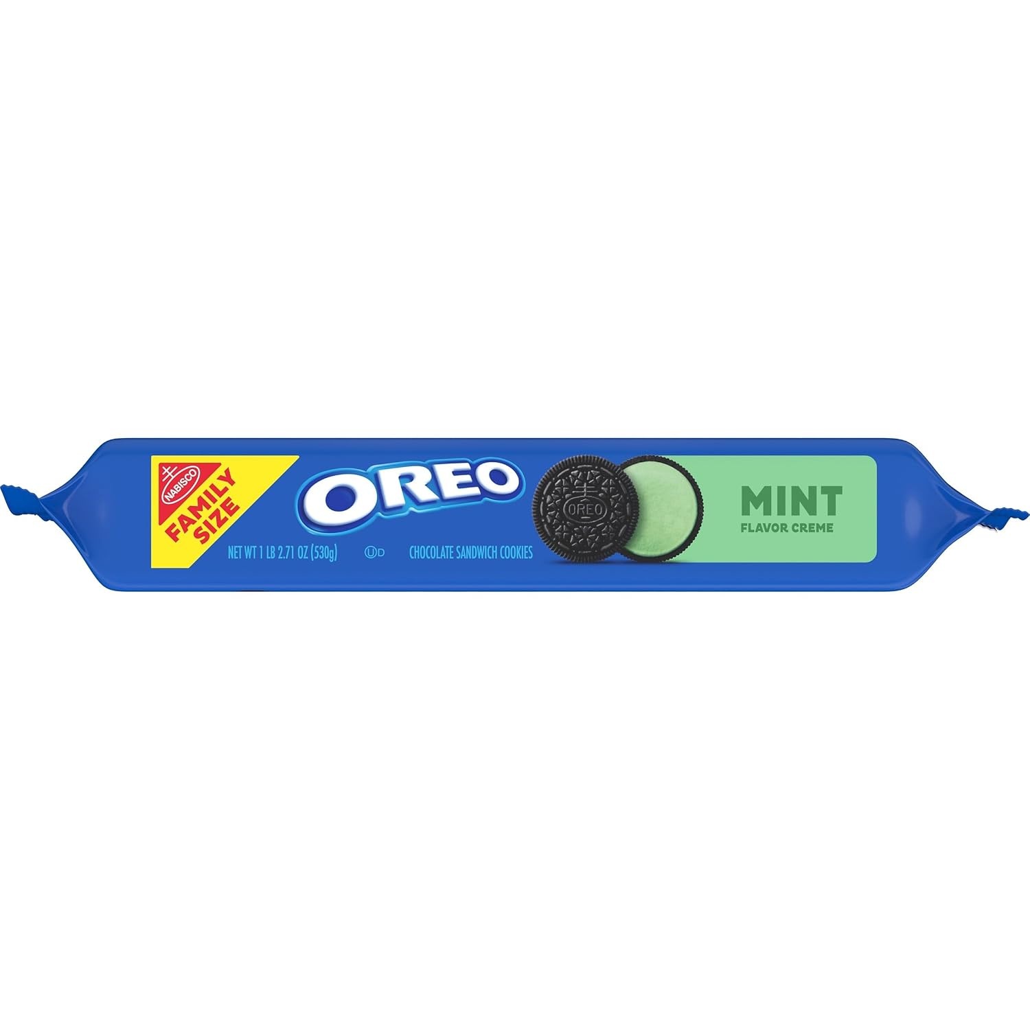 image:imageOREO Mint Creme Chocolate Sandwich Cookies Family Size 1871 oz1871 OZ Pack of 2