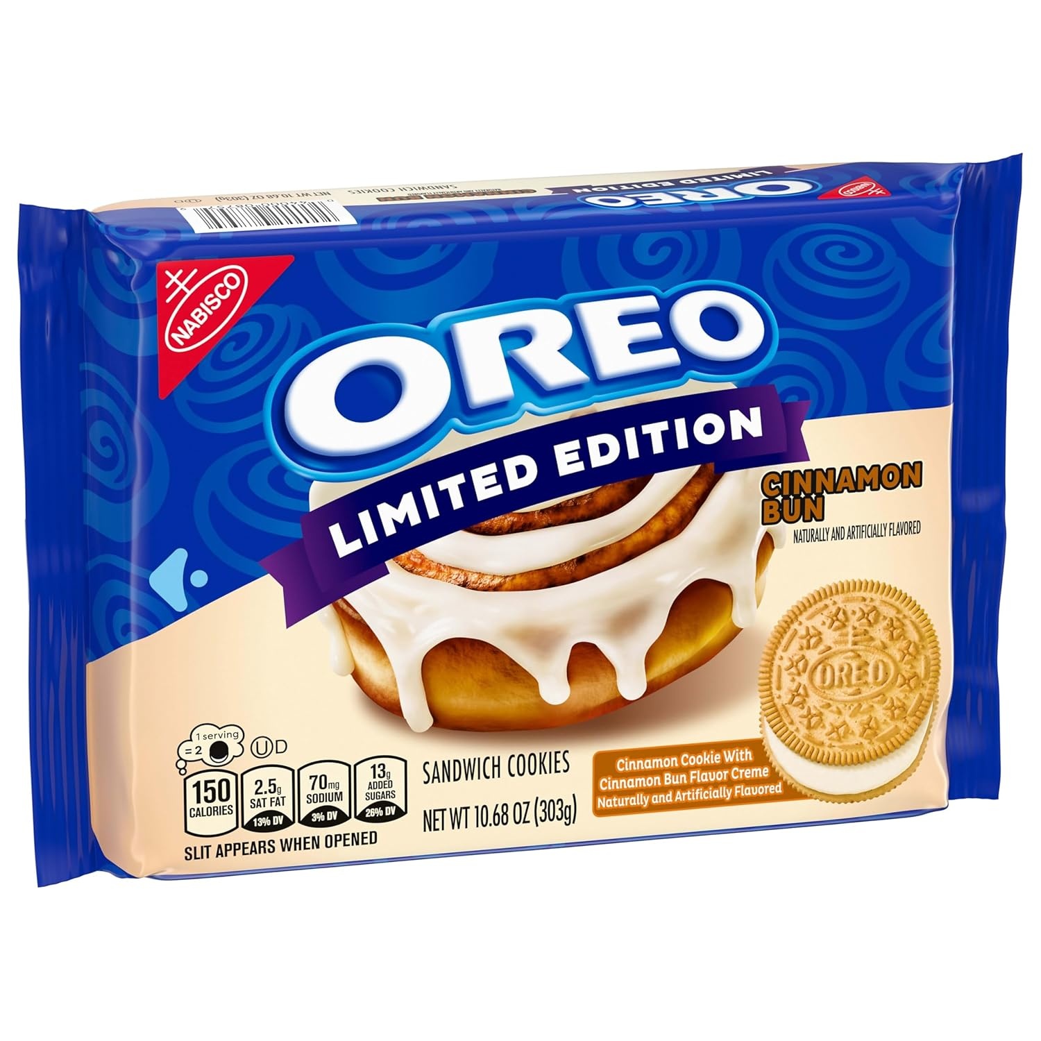 image:imageOREO REESES Peanut Buttery Creme Chocolate Sandwich Cookies 1235 ozCinnamon