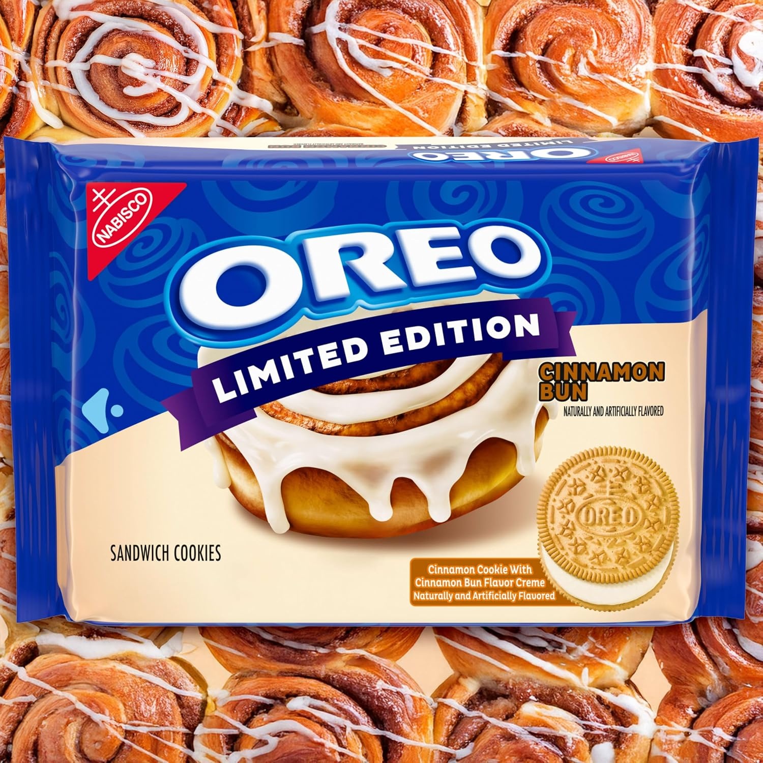 image:imageOREO REESES Peanut Buttery Creme Chocolate Sandwich Cookies 1235 ozCinnamon