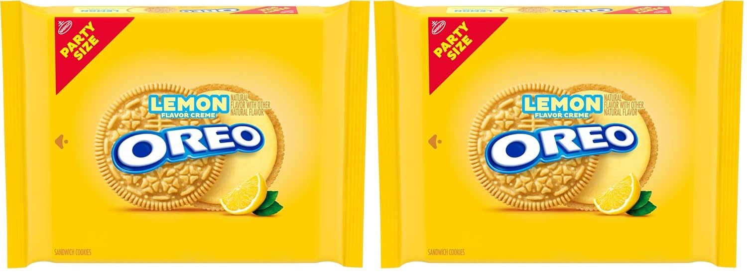 image:imageOREO REESES Peanut Buttery Creme Chocolate Sandwich Cookies 1235 ozLemon Creme
