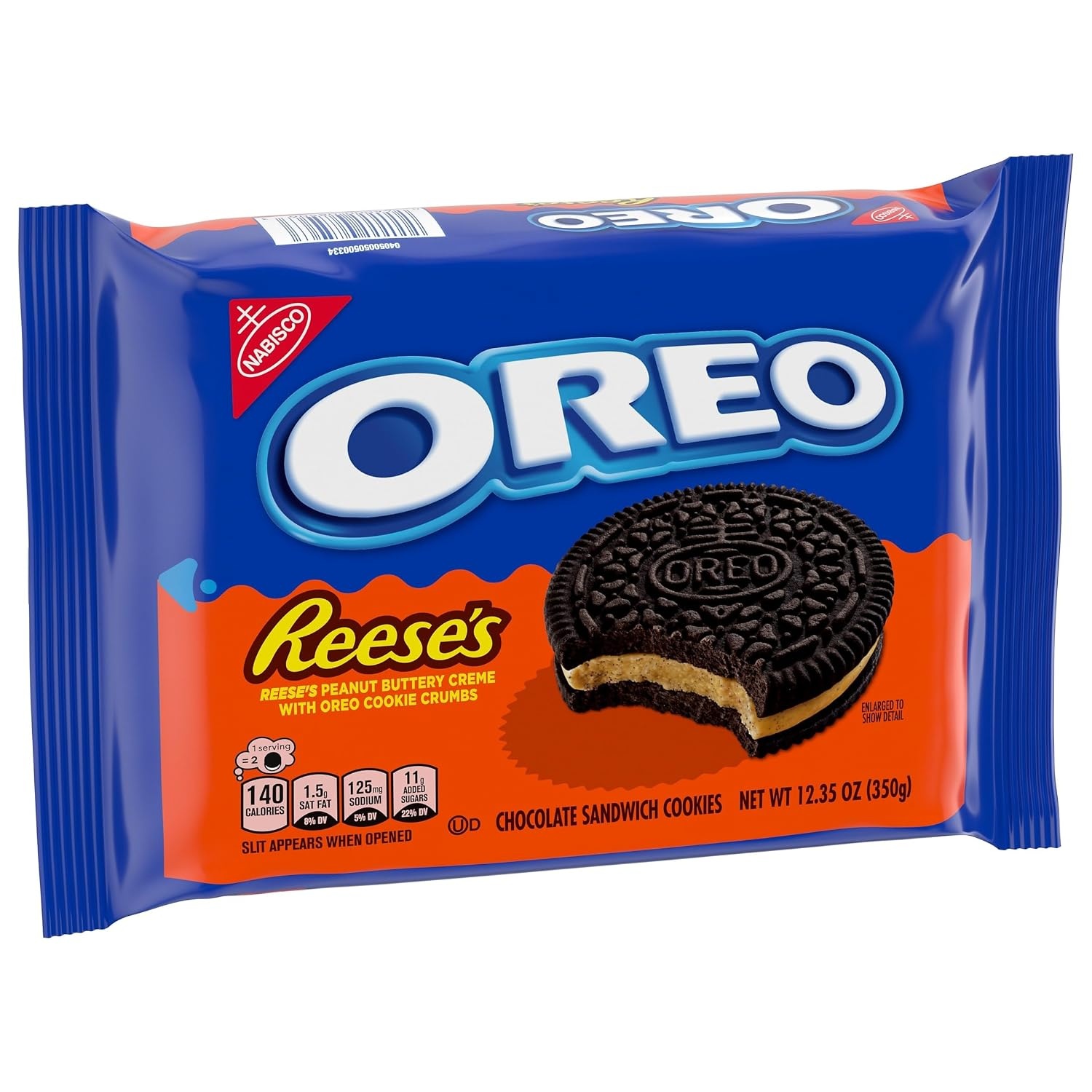 image:imageOREO REESES Peanut Buttery Creme Chocolate Sandwich Cookies 1235 ozPeanut Butter