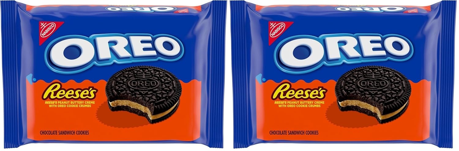 image:imageOREO REESES Peanut Buttery Creme Chocolate Sandwich Cookies 1235 ozPeanut Butter