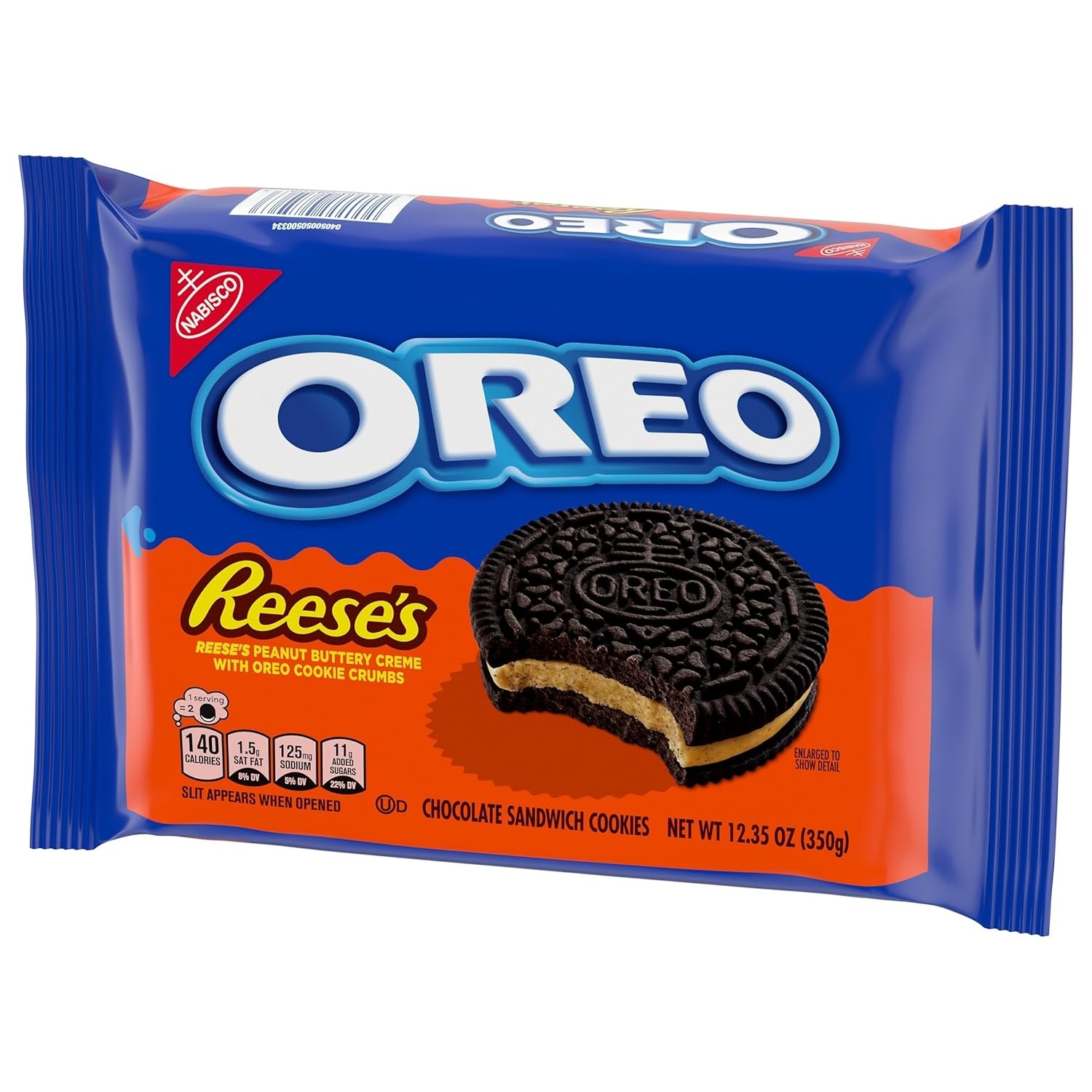 image:imageOREO REESES Peanut Buttery Creme Chocolate Sandwich Cookies 1235 ozPeanut Butter