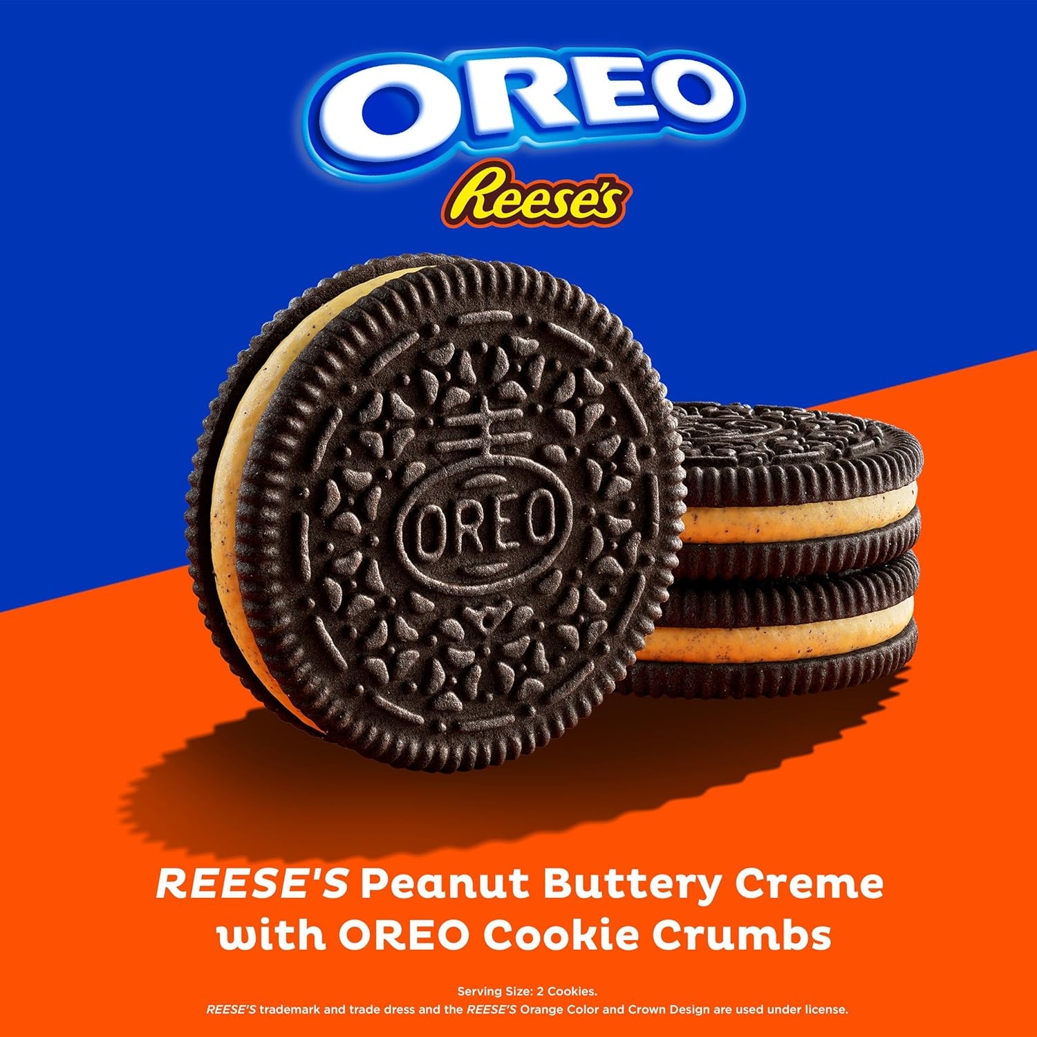 image:imageOREO REESES Peanut Buttery Creme Chocolate Sandwich Cookies 1235 ozPeanut Butter