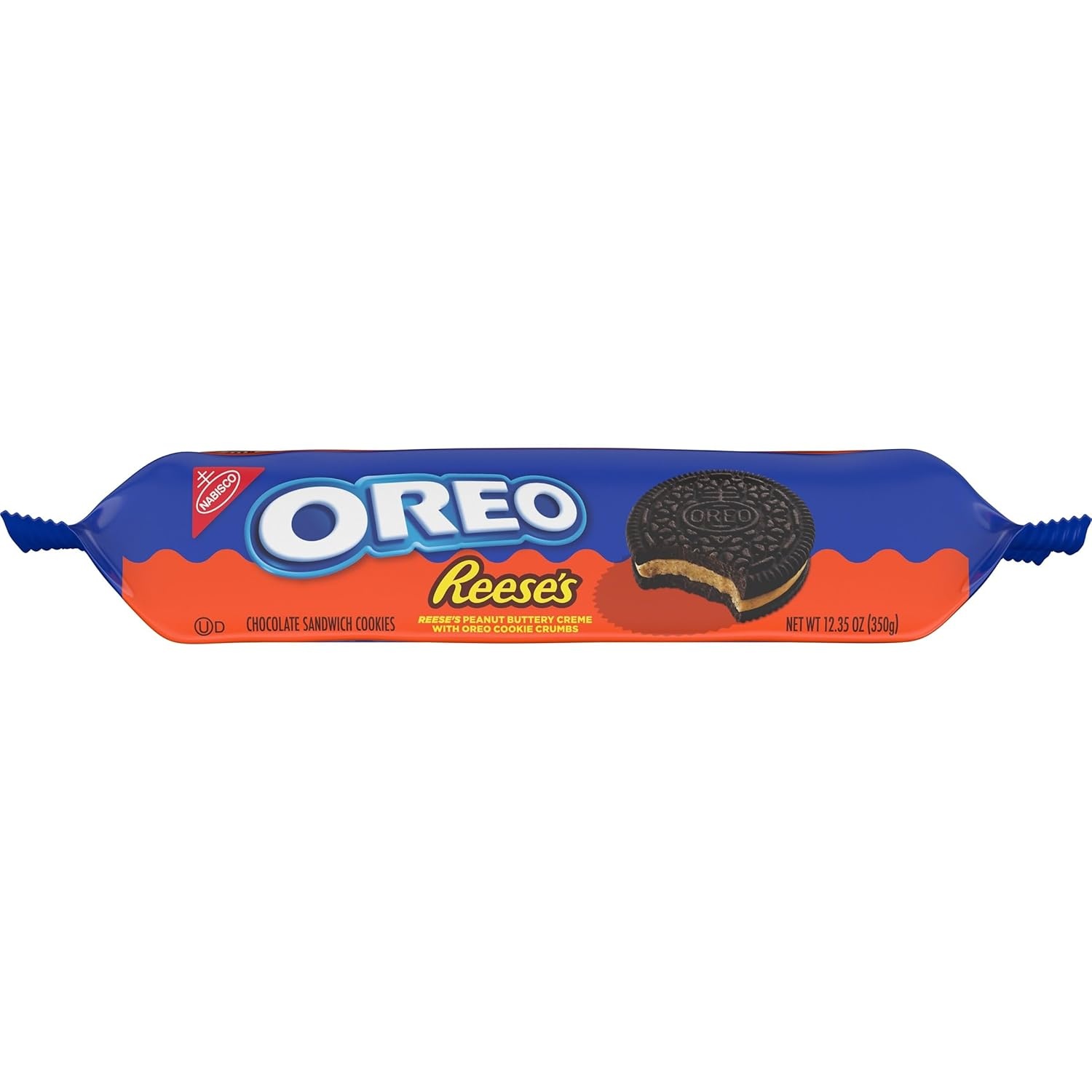 image:imageOREO REESES Peanut Buttery Creme Chocolate Sandwich Cookies 1235 ozPeanut Butter
