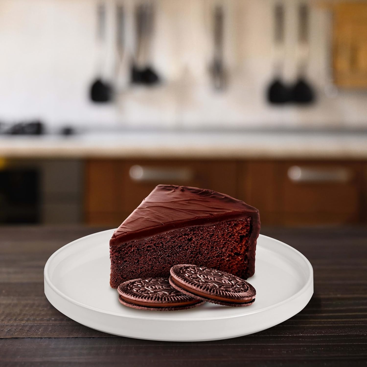 image:imageOREO Thins Chocolate Ganache Creme Chocolate Sandwich Cookies Family Size 1233 oz1233 Ounce Pack of 2