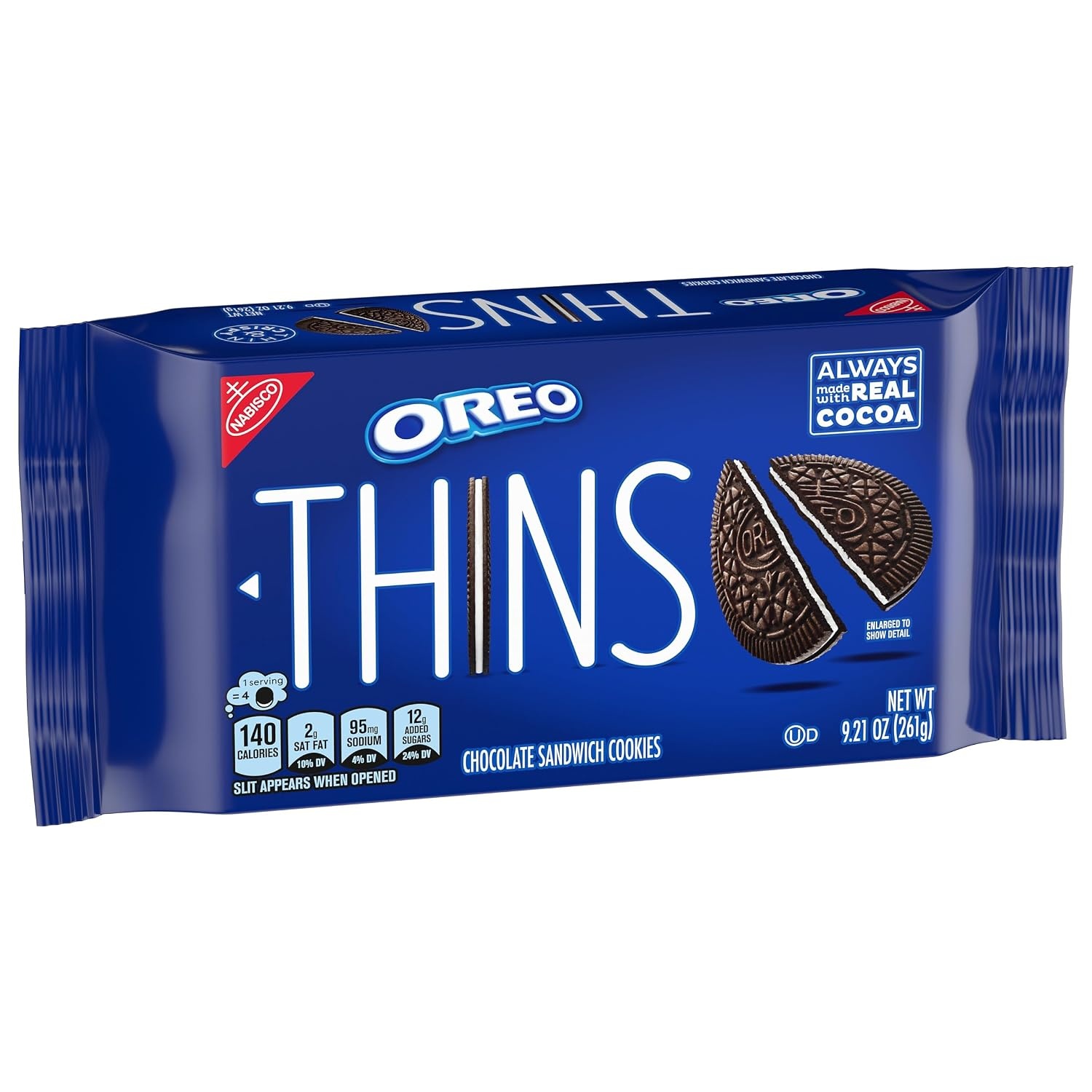 image:imageOREO Thins Chocolate Sandwich Cookies 91oz91 Ounce Pack of 1