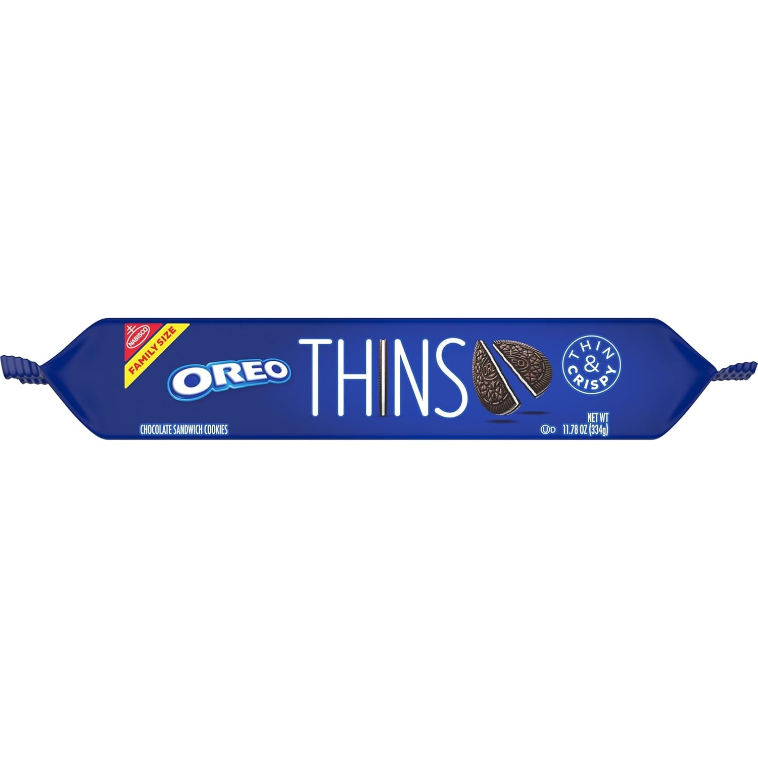 image:imageOREO Thins Chocolate Sandwich Cookies Family Size 1178 oz1178 Ounce Pack of 1