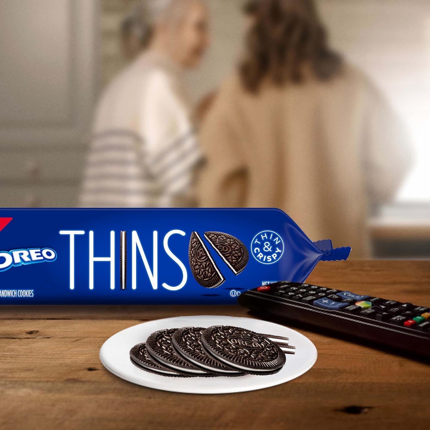 image:imageOREO Thins Chocolate Sandwich Cookies Family Size 1178 oz1178 Ounce Pack of 1