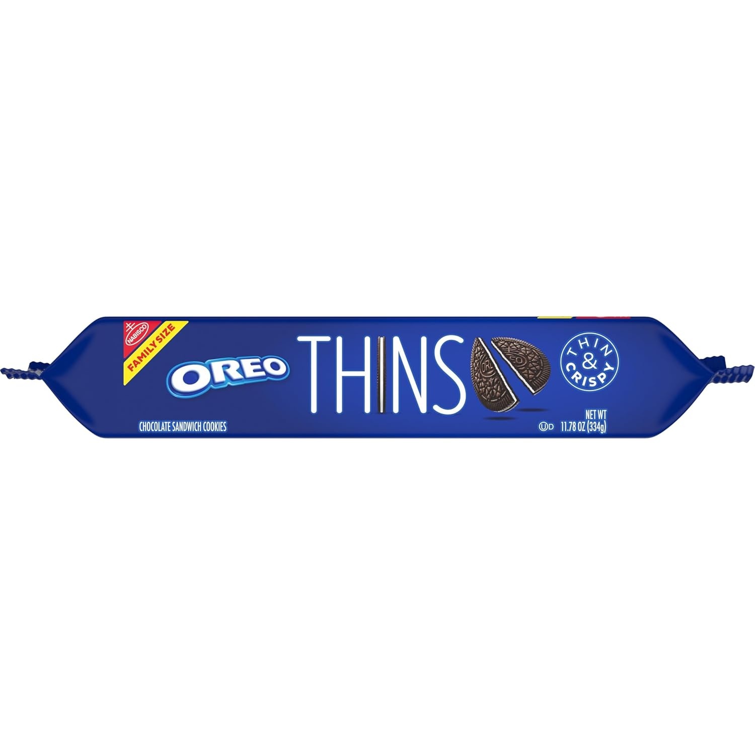 image:imageOREO Thins Chocolate Sandwich Cookies Family Size 1178 oz1178 Ounce Pack of 2