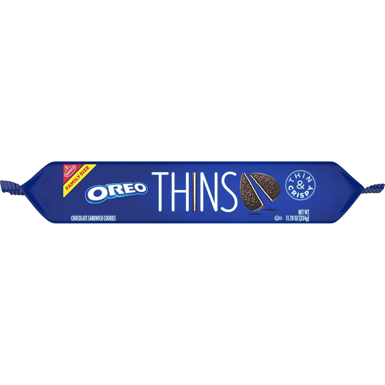image:imageOREO Thins Chocolate Sandwich Cookies Family Size 1178 oz1178 Ounce Pack of 2