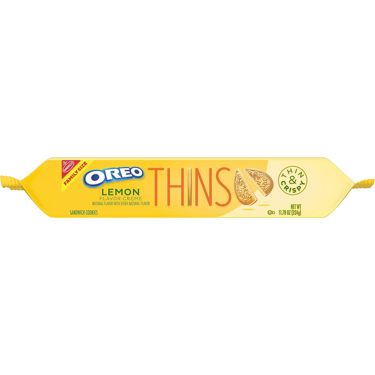 image:imageOREO Thins Lemon Creme Sandwich Cookies Family Size 1178 oz