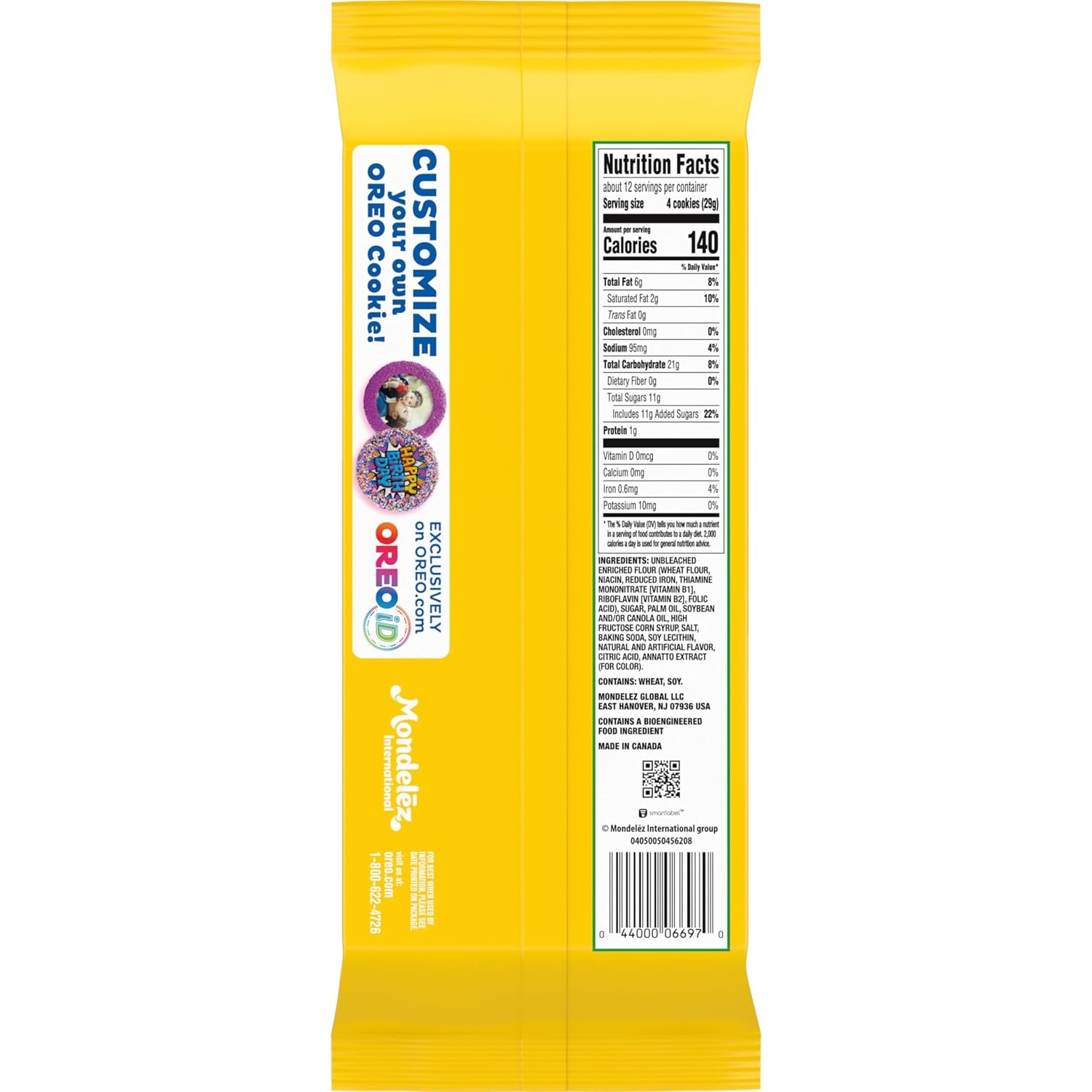 image:imageOREO Thins Lemon Creme Sandwich Cookies Family Size 121178 oz Packs