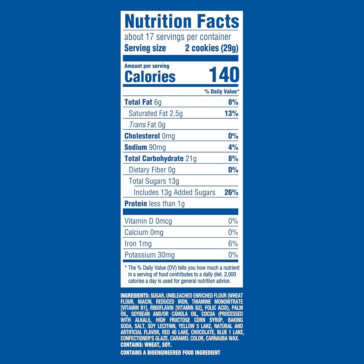 image:imageOREO Toffee Crunch Creme with Sugar Crystals Chocolate Sandwich Cookies Family Size 12 17 oz PacksChocolate