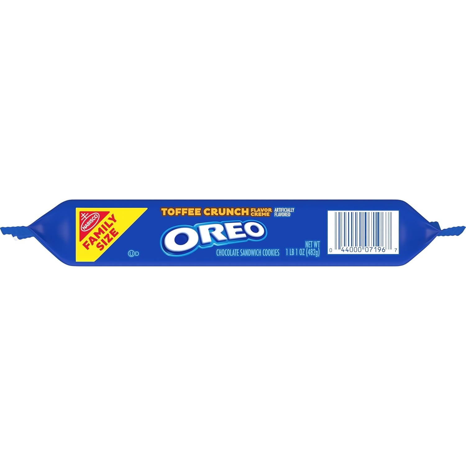 image:imageOREO Toffee Crunch Creme with Sugar Crystals Chocolate Sandwich Cookies Family Size 12 17 oz PacksChocolate