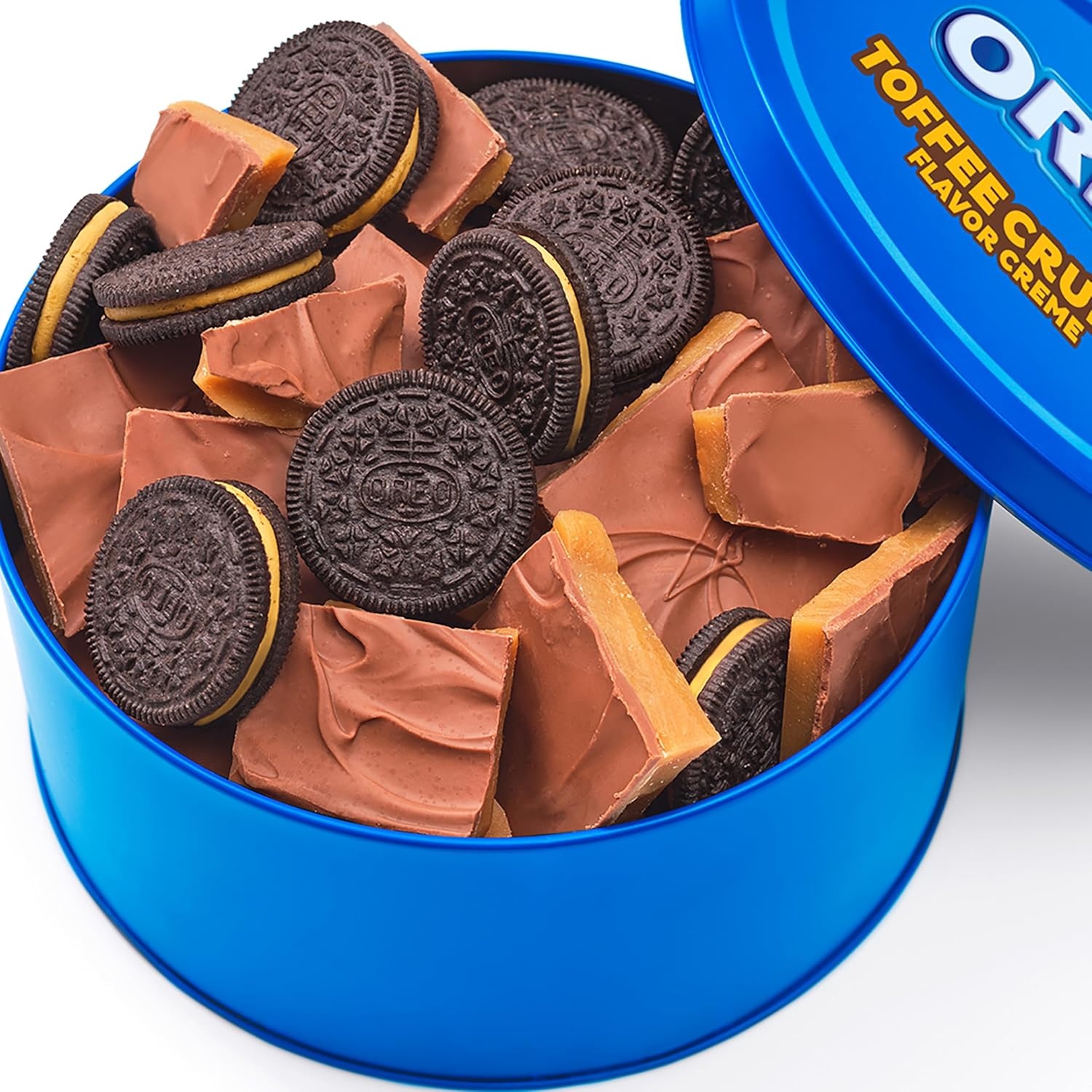 image:imageOREO Toffee Crunch Creme with Sugar Crystals Chocolate Sandwich Cookies Family Size 12 17 oz PacksChocolate
