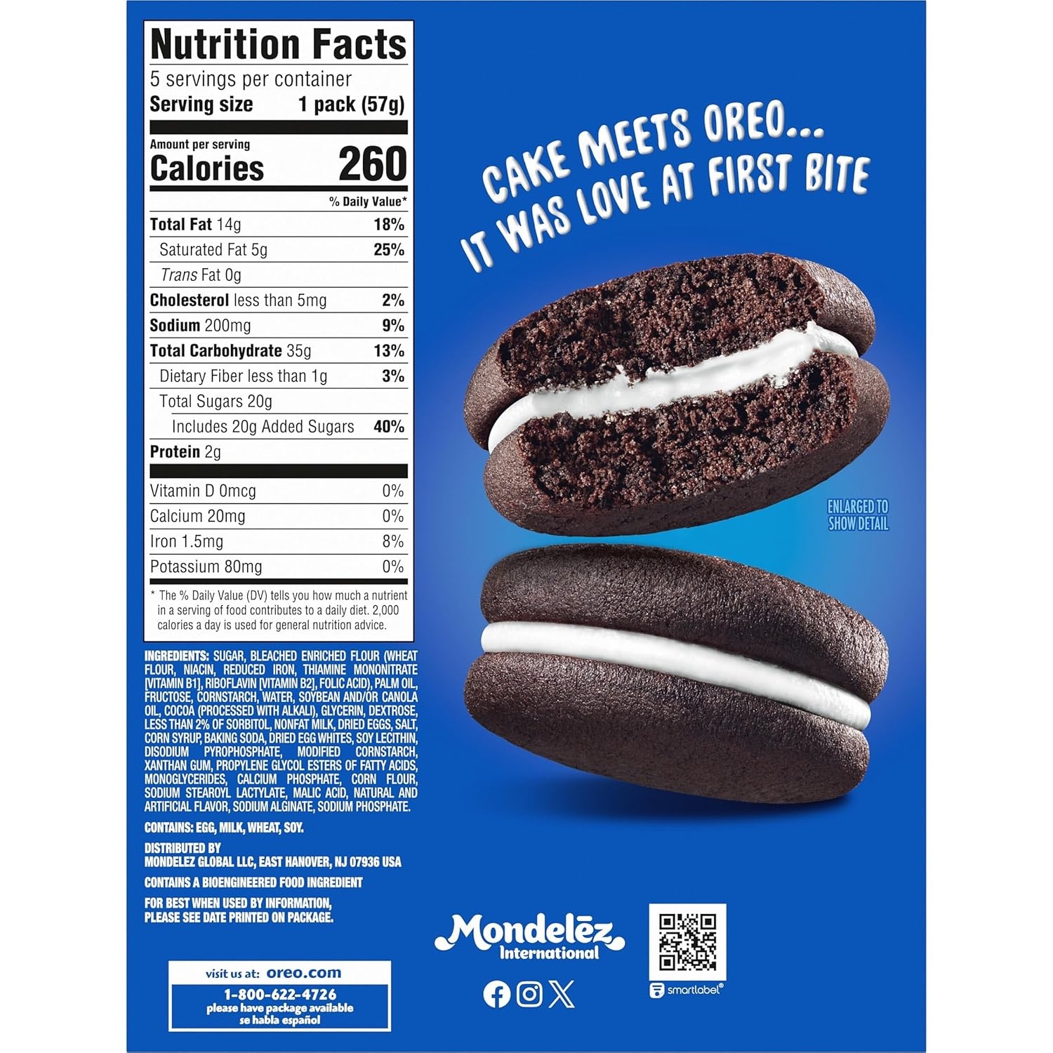 image:imageOreo Cakesters Soft Snack Cakes 5 Snack Packs 2 Ounce