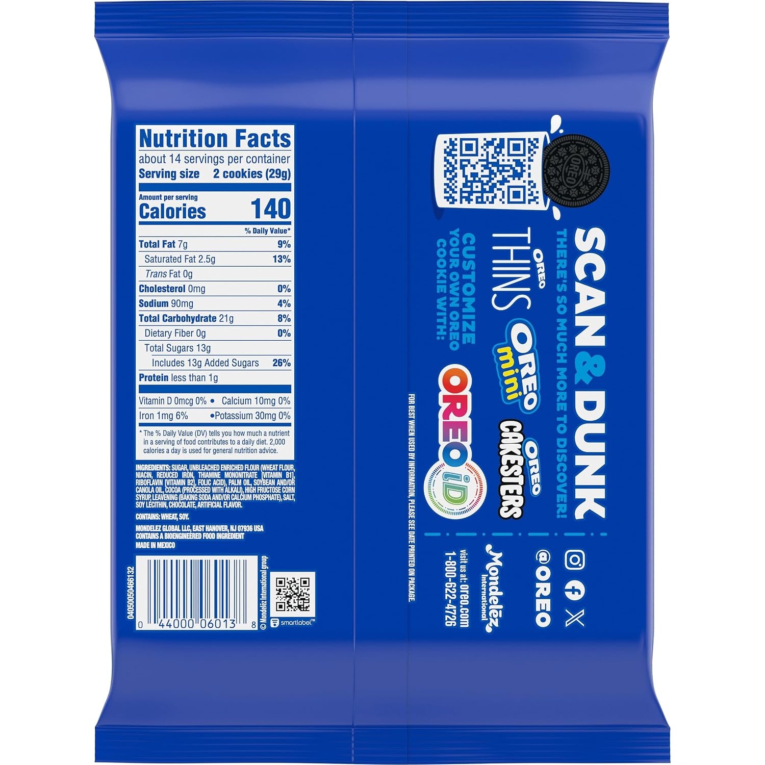 image:imageOreo Double Stuf Chocolate Sandwich Cookies 14 Ounce14 Ounce Pack of 1