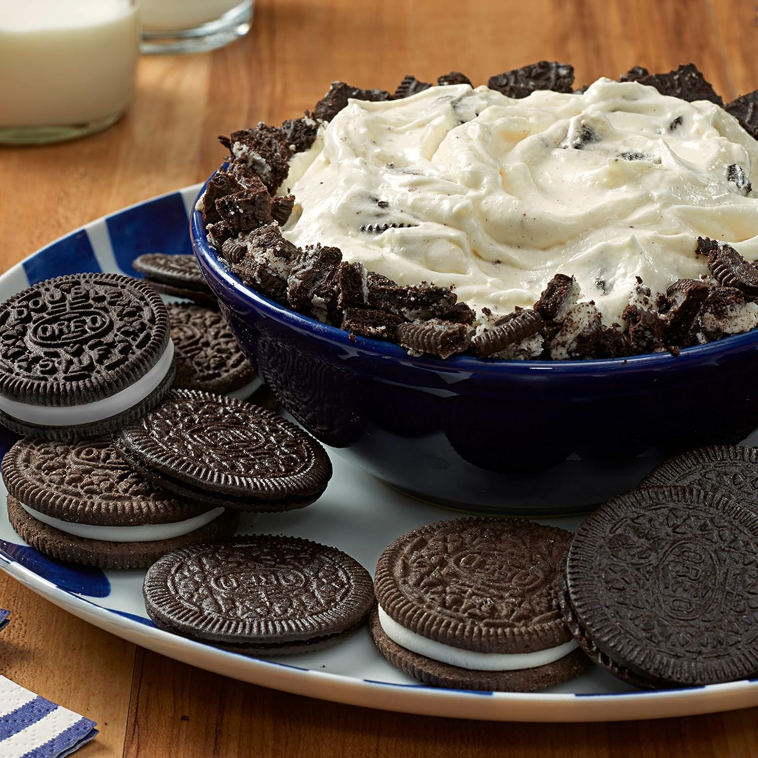 image:imageOreo Double Stuf Chocolate Sandwich Cookies Family Size 1871 oz12 Count Pack of 1