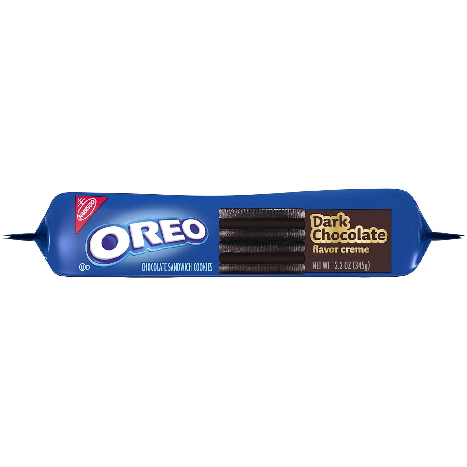 image:imageOreo Double Stuf Chocolate Sandwich Cookies Family Size 1871 oz122 Ounce Pack of 1