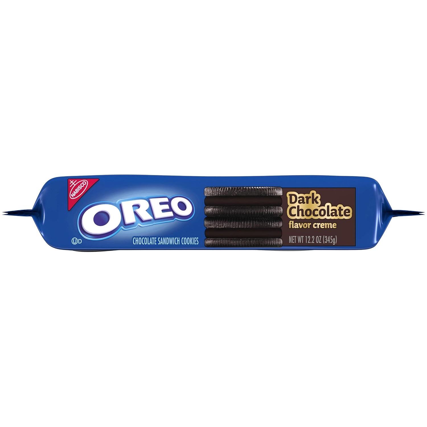 image:imageOreo Double Stuf Chocolate Sandwich Cookies Family Size 1871 oz122 Ounce Pack of 1